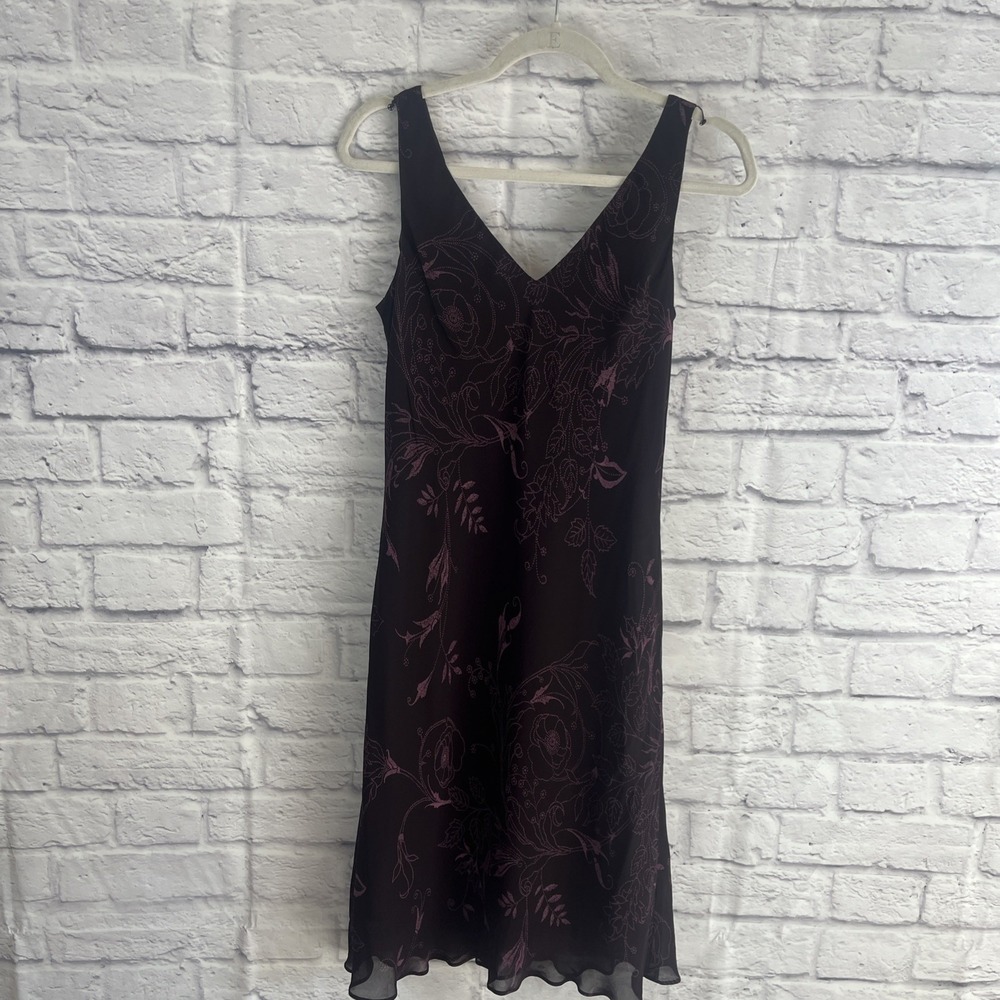 Jones New York Vintage Y2K Whimsigoth Dark Feminine Slip Style Dress 10